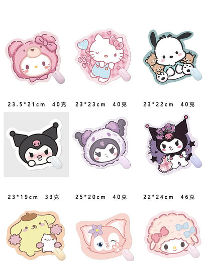 Sanrio Mouse Pad Kawaii Cinnamoroll Non Slip Table Pad Kuromi Melody Y2k Black Pink Coffee Pad Soft Mouse Pad Girl Toy Gift My Store