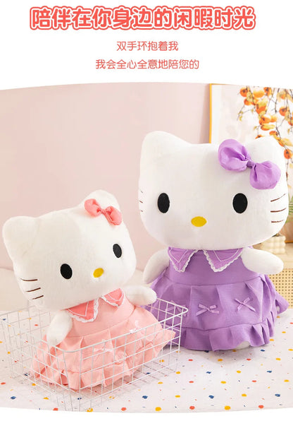 40/50cm Sanrio Hello Kitty Anime Hello Kitty Stuffed Toys Plushier Soft Pillow Birthday Gifts Kawaii Hello Kitty Plush Dolls My Store