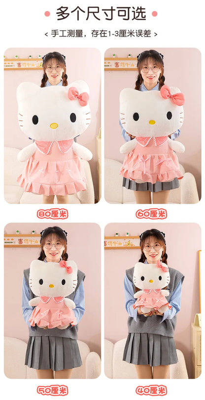 40/50cm Sanrio Hello Kitty Anime Hello Kitty Stuffed Toys Plushier Soft Pillow Birthday Gifts Kawaii Hello Kitty Plush Dolls My Store