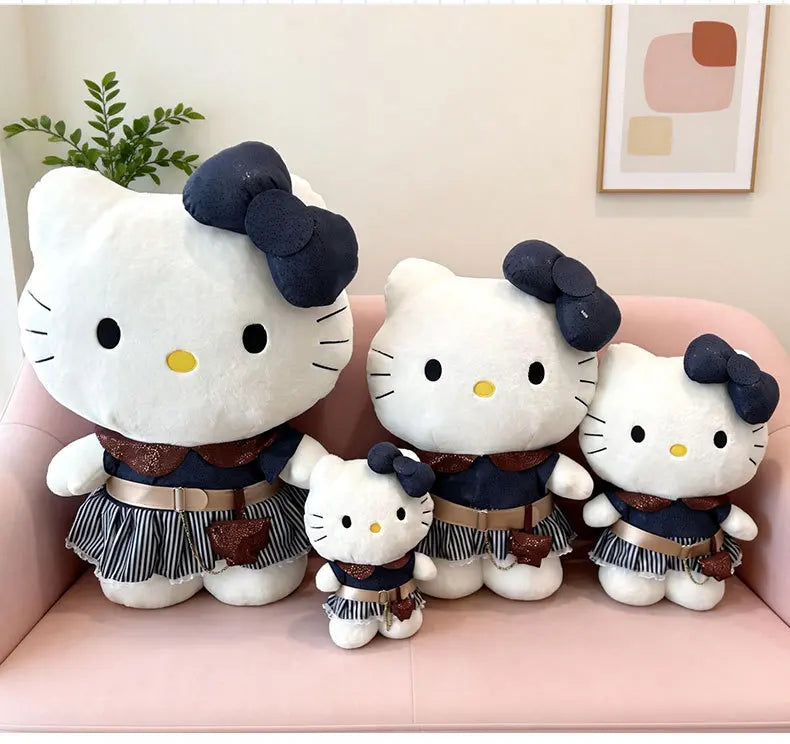 40-80CM Large Big Size Hello Kitty Plushies Sanrio Cartoon Anime Peluche Comfortable Soft Doll Ornament Children's Toy Gifts My Store