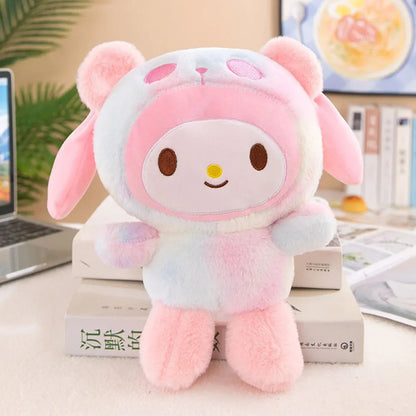 Sanrio Plush Cute hello kitty Cinnamoroll Kuromi My Melody Plush Toys Doll Pillow Anime Cartoon Kids Gifts Room Decoration Dolls My Store