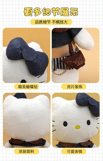 40-80CM Large Big Size Hello Kitty Plushies Sanrio Cartoon Anime Peluche Comfortable Soft Doll Ornament Children's Toy Gifts My Store