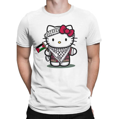 2026 Summer Discount Hot-selling Hello Kitty Men's and Women's T-shirts, Retro Short-sleeved Round-neck T-shirts, Cotton Tops My Store