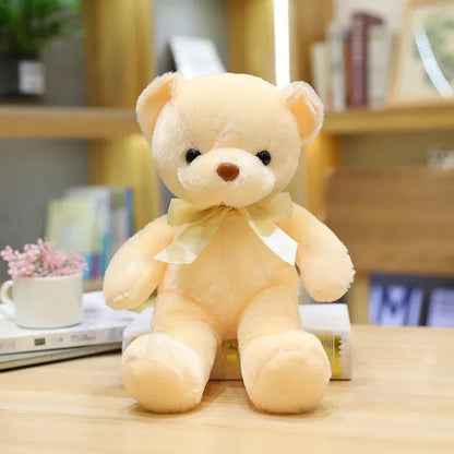 30cm 16 Styles Bear Plush Toy Soft Stuffed Animal Doll Small Pink Gray White Teddy Bear Doll Lovely Birthday Gifts For Girl Boy My Store