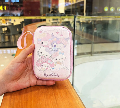Cartoon Sanrio Data Cable Headphone portable hard drive Storage Bag Charger Protective Case coin purse Travel essentials gifts My Store