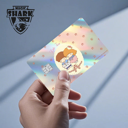Hot Sale Hello Kitty Kuromi Holographic Laser Shinny Film Skin Cover Sticker for Debit Credit Card Bank Card My Store