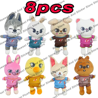 23-50cm Skzoo Plush Toy Wolfchan Kawaii Cartoon Stuffed Animal Plushie Doll Large Size Stray kids Plush Sleeping Pillow Gift My Store