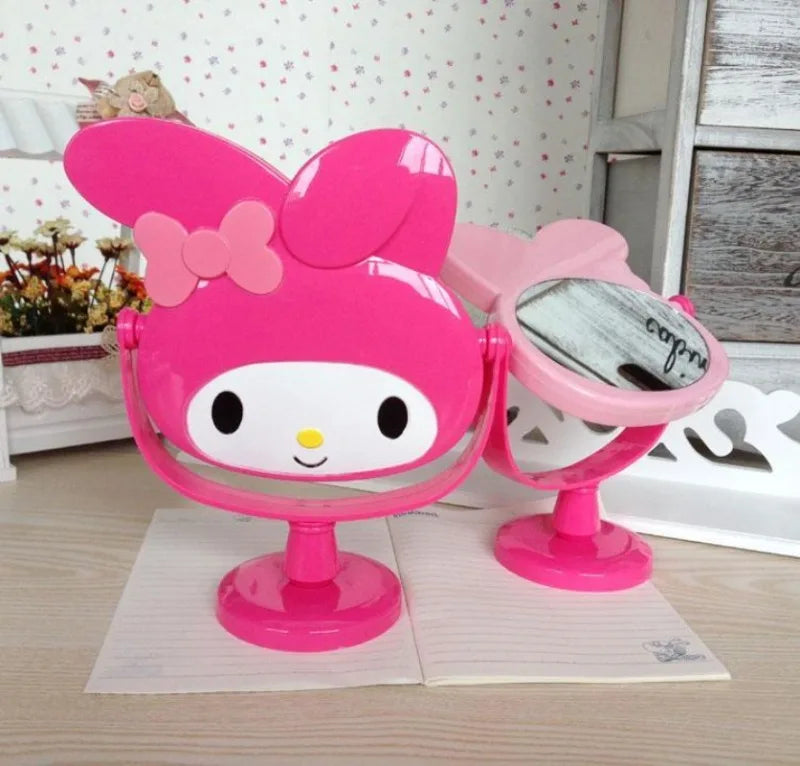 Hello Kitty My melody Fashion Dressing Table Bedroom Mirror Desktop Cosmetic Mirror Home Creative Dormitory Gift Wholesale My Store