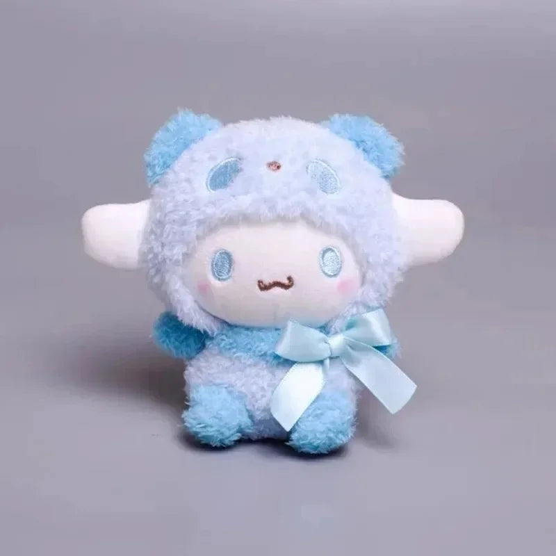 10pcs Sanrio Keychain Plush Anime Kuromi Doll Keyring Hello Kitty Plushie Cinnamoroll KeyChains Bag Pendant Toy Gift for Girls My Store