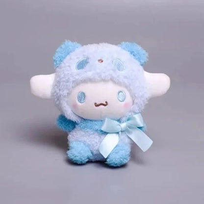 10pcs Sanrio Keychain Plush Anime Kuromi Doll Keyring Hello Kitty Plushie Cinnamoroll KeyChains Bag Pendant Toy Gift for Girls My Store
