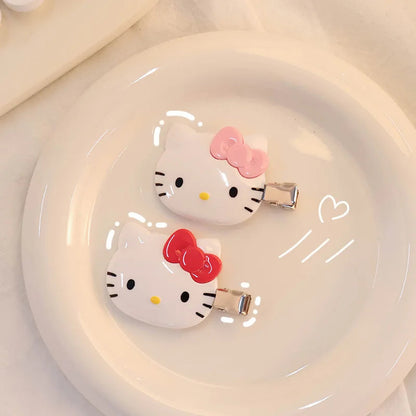 New Sanrio Hair Clip Hello Kitty Kawaii Girl Japanese Cartoon Hairpin Children's Hair Accessories Exquisite Gift My Store