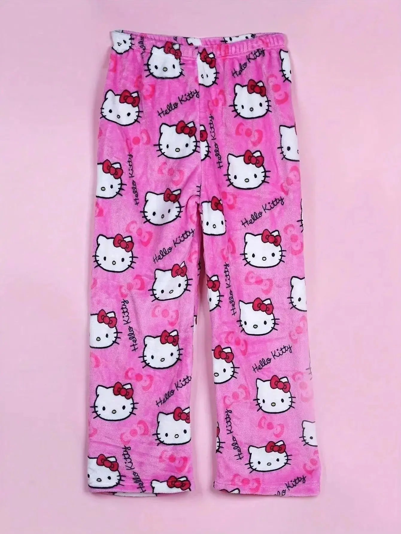 2026 New Hello Kitty Pajamas Pants Anime Women's Pajama Pants Cartoon Couple Home Sleepwear Trousers Leisure Home Clothing My Store