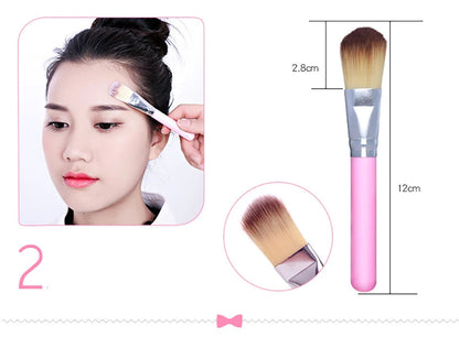Hello Kitty 7Pcs Makeup Brush Set Kawaii Y2K Multifunctional Cosmetics Tool With Storage Case Cute Gift For Women Girls My Store