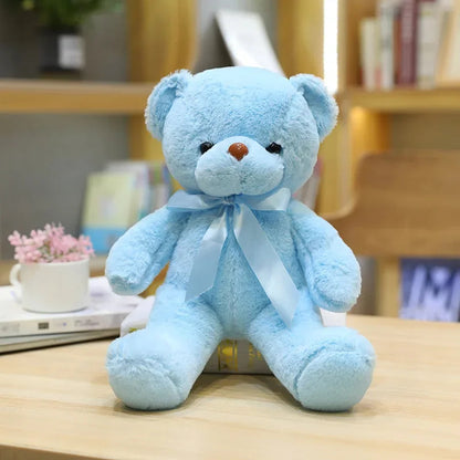 30cm 16 Styles Bear Plush Toy Soft Stuffed Animal Doll Small Pink Gray White Teddy Bear Doll Lovely Birthday Gifts For Girl Boy My Store