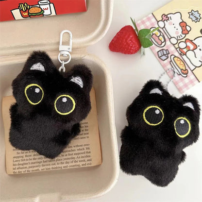 New Cute Black Cat plush toy Doll Small Pendant Cuddly Pillow Cushion Ins Black Cat Plush Toy Doll for Boy Girl Birthday Gifts My Store
