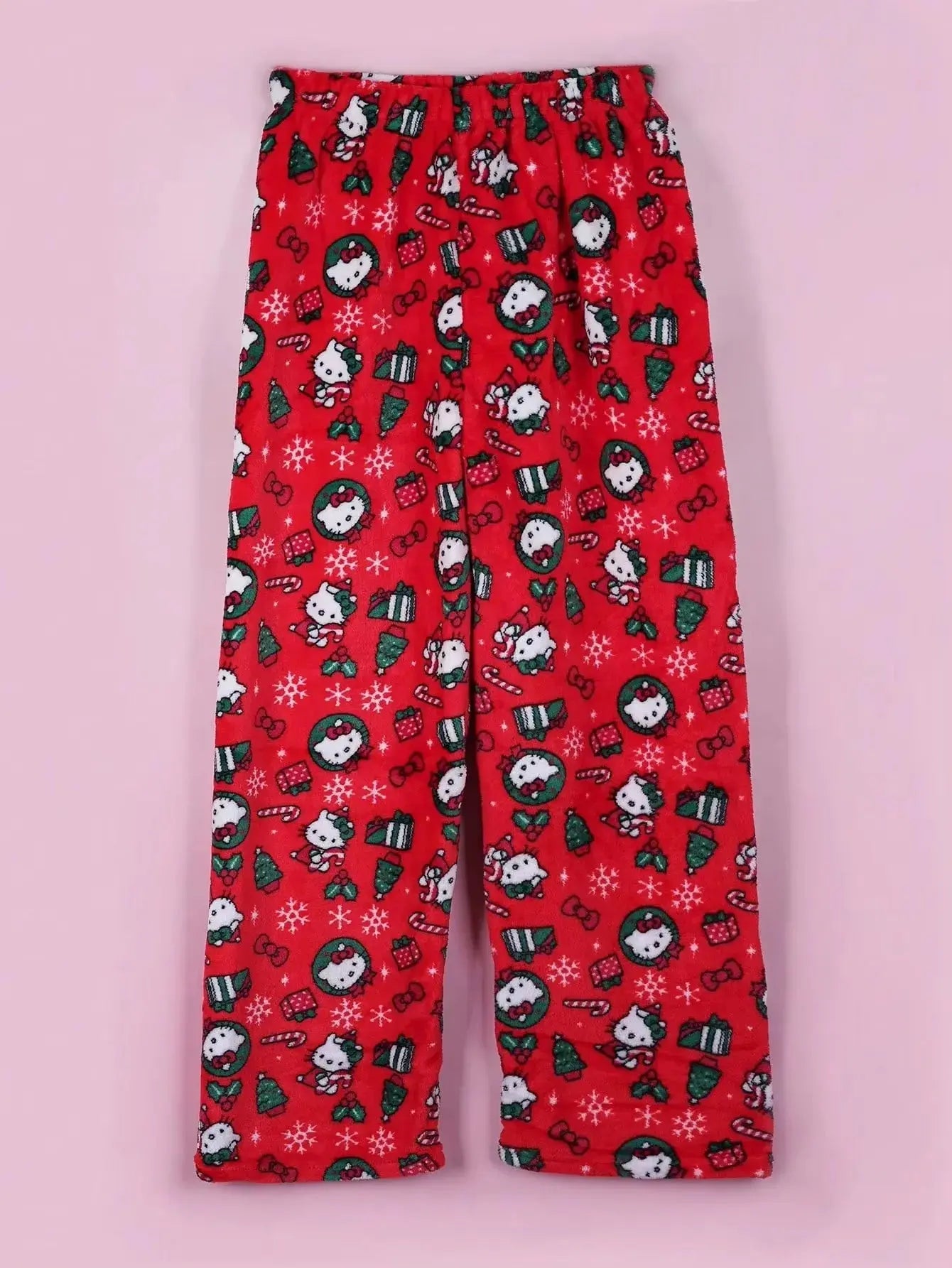 2026 New Hello Kitty Pajamas Pants Anime Women's Pajama Pants Cartoon Couple Home Sleepwear Trousers Leisure Home Clothing My Store