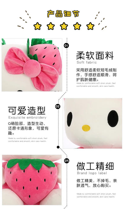 20-45cm Kawaii Hello Kitty Plush Toys Anime Kawaii Pillow Doll Stuffed Animal Children Plushies Decoration girls Birthday Gift My Store