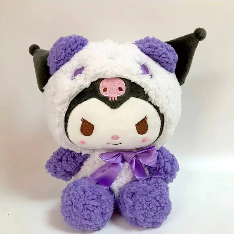 Sanrio 25cm Hello kitty Kuromi Mymelody Cinnamorol Kawaii Anime Plush Toys  Soft Stuffed Doll Plushie Pillow Xmas Gift Decor!!! My Store