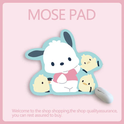 Sanrio Mouse Pad Kawaii Cinnamoroll Non Slip Table Pad Kuromi Melody Y2k Black Pink Coffee Pad Soft Mouse Pad Girl Toy Gift My Store
