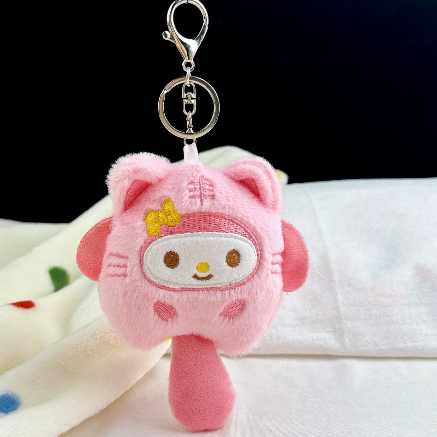 HOT Sanrio Cute Plush Stuffed Toy Keychain Anime Peripheral Kuromi Backpack Hanging Chain Holiday Gifts For Boys And Girls My Store