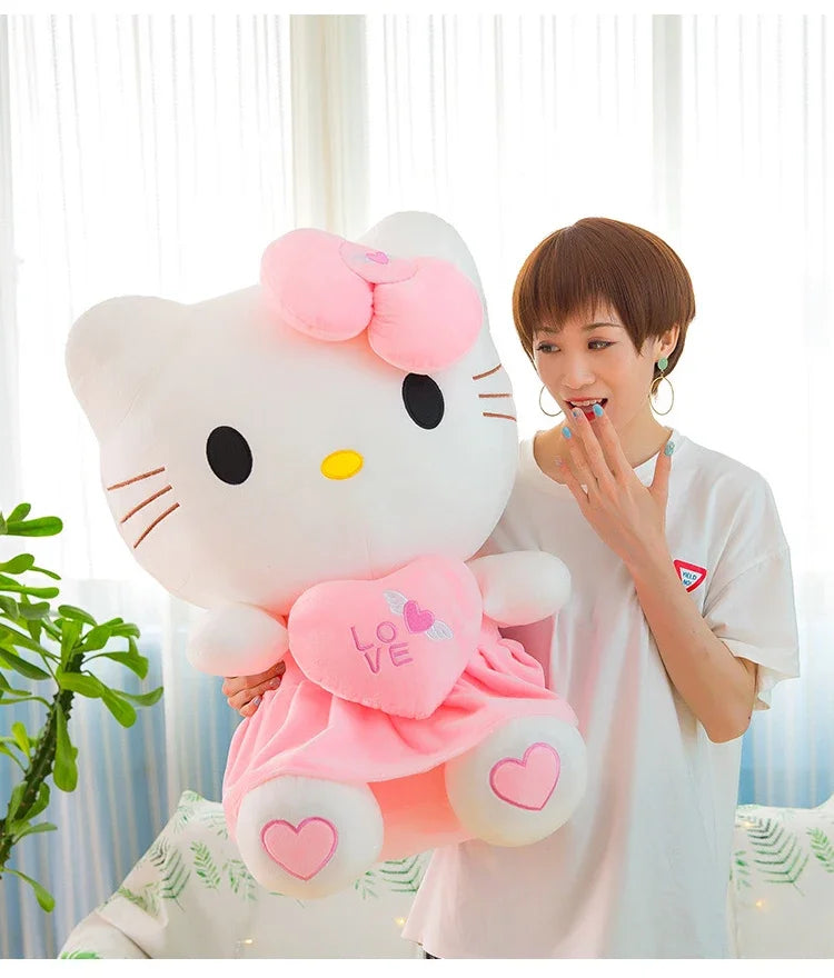 23-30cm Hello Kitty Plush Stuffed Toys Cute Anime Cartoon Soft Pillow Doll For Children Birthday Xmas Gifts My Store