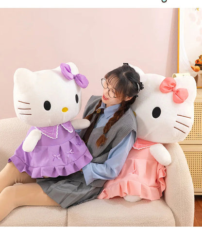 40/50cm Sanrio Hello Kitty Anime Hello Kitty Stuffed Toys Plushier Soft Pillow Birthday Gifts Kawaii Hello Kitty Plush Dolls My Store