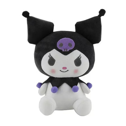 Sanrio Plush Cute hello kitty Cinnamoroll Kuromi My Melody Plush Toys Doll Pillow Anime Cartoon Kids Gifts Room Decoration Dolls My Store