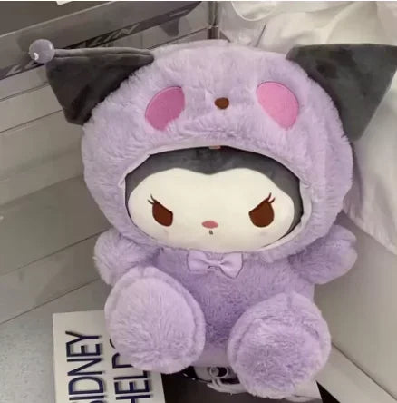 Sanrio 25cm Hello kitty Kuromi Mymelody Cinnamorol Kawaii Anime Plush Toys  Soft Stuffed Doll Plushie Pillow Xmas Gift Decor!!! My Store