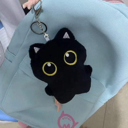 New Cute Black Cat plush toy Doll Small Pendant Cuddly Pillow Cushion Ins Black Cat Plush Toy Doll for Boy Girl Birthday Gifts My Store