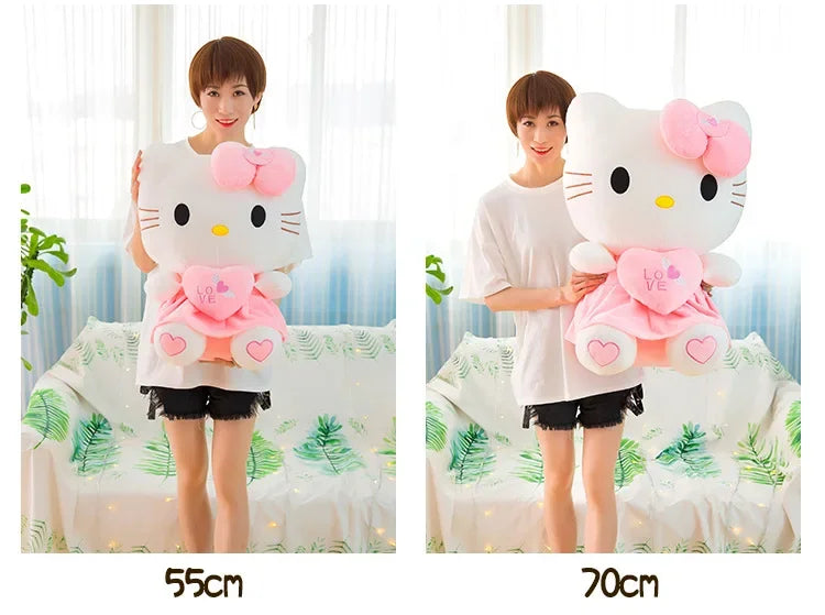 23-30cm Hello Kitty Plush Stuffed Toys Cute Anime Cartoon Soft Pillow Doll For Children Birthday Xmas Gifts My Store