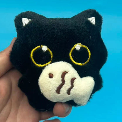 New Cute Black Cat plush toy Doll Small Pendant Cuddly Pillow Cushion Ins Black Cat Plush Toy Doll for Boy Girl Birthday Gifts My Store