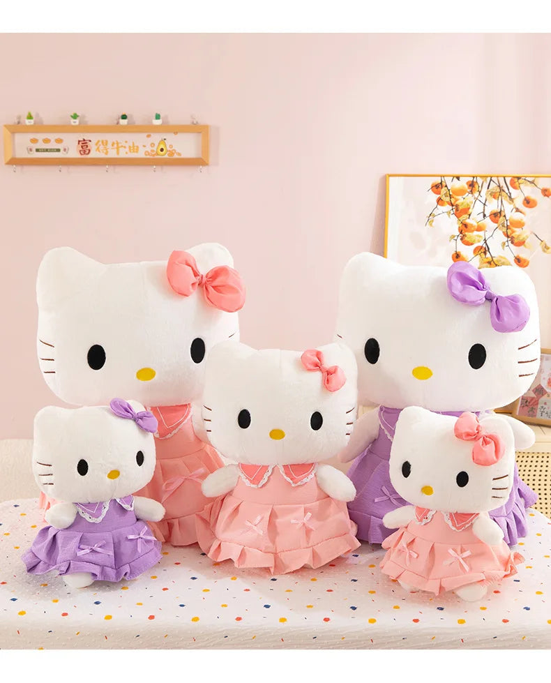 40/50cm Sanrio Hello Kitty Anime Hello Kitty Stuffed Toys Plushier Soft Pillow Birthday Gifts Kawaii Hello Kitty Plush Dolls My Store