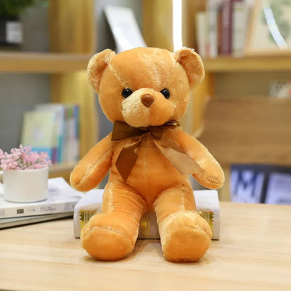 30cm 16 Styles Bear Plush Toy Soft Stuffed Animal Doll Small Pink Gray White Teddy Bear Doll Lovely Birthday Gifts For Girl Boy My Store