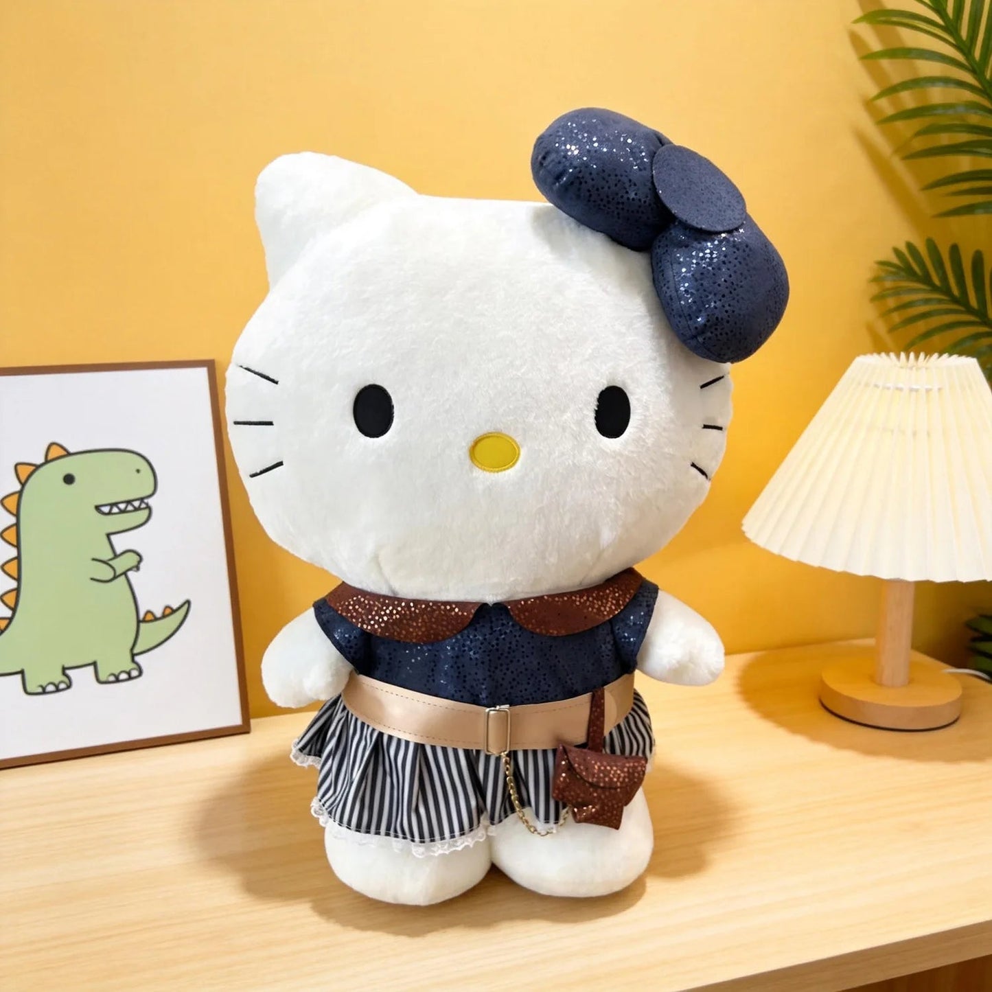 40-80CM Large Big Size Hello Kitty Plushies Sanrio Cartoon Anime Peluche Comfortable Soft Doll Ornament Children's Toy Gifts My Store