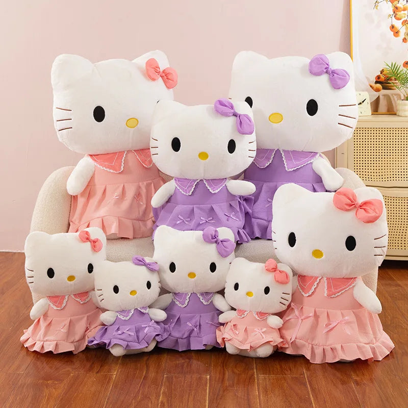40/50cm Sanrio Hello Kitty Anime Hello Kitty Stuffed Toys Plushier Soft Pillow Birthday Gifts Kawaii Hello Kitty Plush Dolls My Store