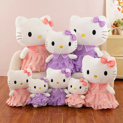 40/50cm Sanrio Hello Kitty Anime Hello Kitty Stuffed Toys Plushier Soft Pillow Birthday Gifts Kawaii Hello Kitty Plush Dolls My Store