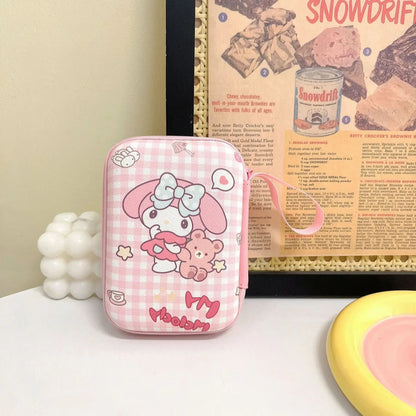 Cartoon Sanrio Data Cable Headphone portable hard drive Storage Bag Charger Protective Case coin purse Travel essentials gifts My Store