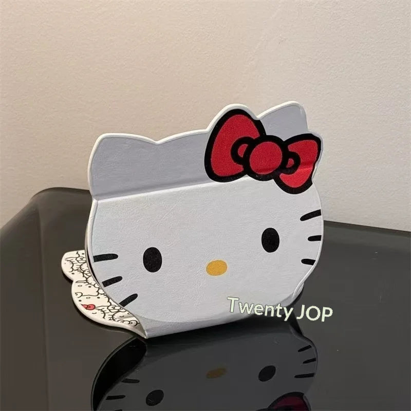 Kawaii HelloKitty Cartoon Folding Makeup Mirror Desktop Vanity Mirror Dormitory Portable Cosmetic Mirror for Girls Women My Store