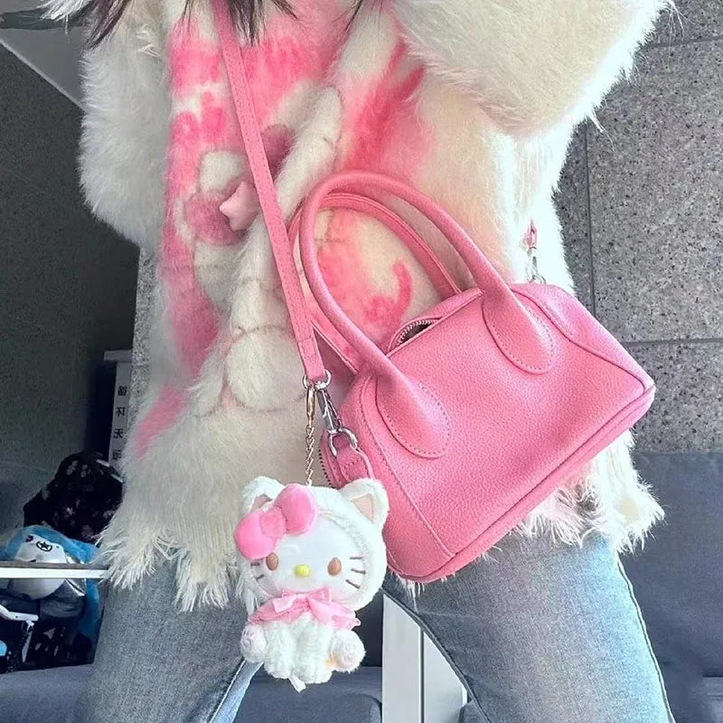 Cute Hello Kitty Plush Keychain Dopamine KT Cat Stuffed Animal Toys Kawaii Bags Doll Pendant Cartoon Plushie Girls Perfect Gifts My Store
