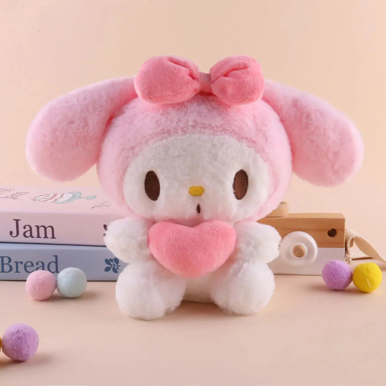 22cm Sanrio Hello Kitty Kuromi Pillow KT Plush Toy Girls Soft Stuffed Animal Toys Heart My Melody Cinnamoroll Stuff Doll Gifts My Store
