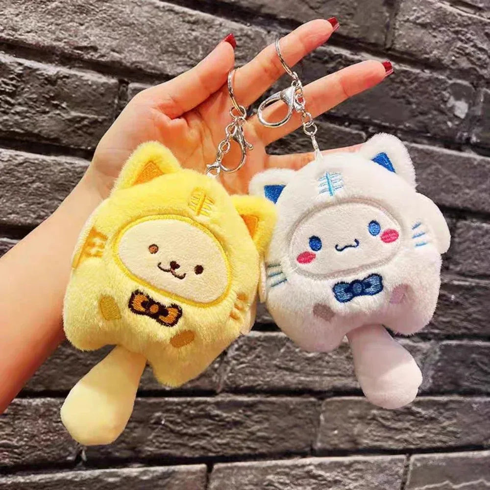 HOT Sanrio Cute Plush Stuffed Toy Keychain Anime Peripheral Kuromi Backpack Hanging Chain Holiday Gifts For Boys And Girls My Store
