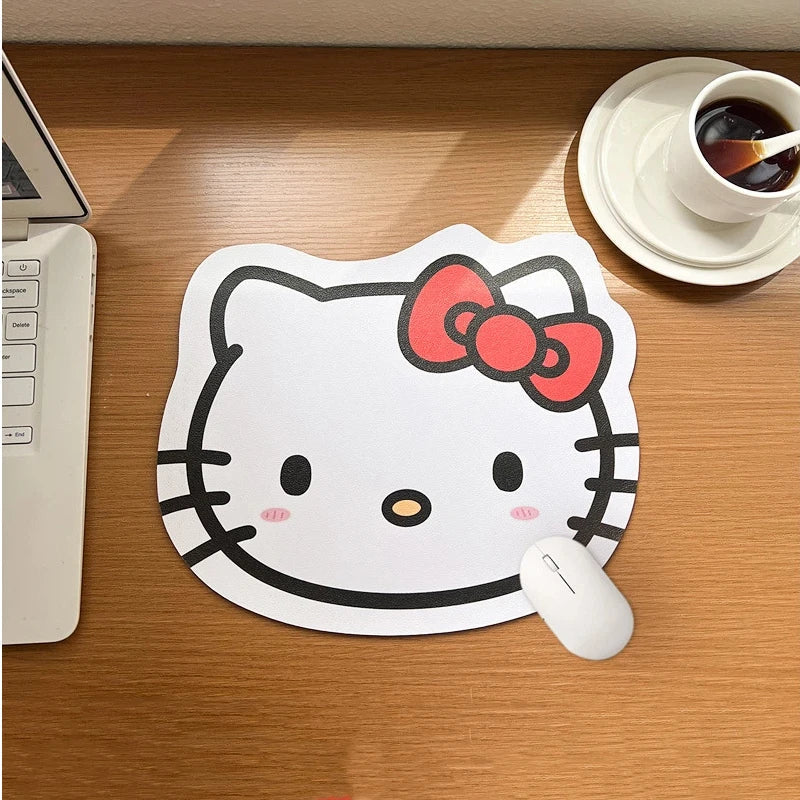 Sanrio Mouse Pad Kawaii Cinnamoroll Non Slip Table Pad Kuromi Melody Y2k Black Pink Coffee Pad Soft Mouse Pad Girl Toy Gift My Store