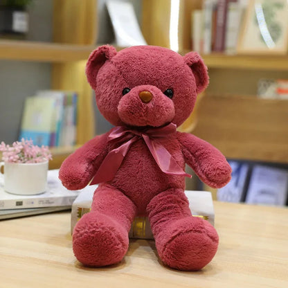 30cm 16 Styles Bear Plush Toy Soft Stuffed Animal Doll Small Pink Gray White Teddy Bear Doll Lovely Birthday Gifts For Girl Boy My Store