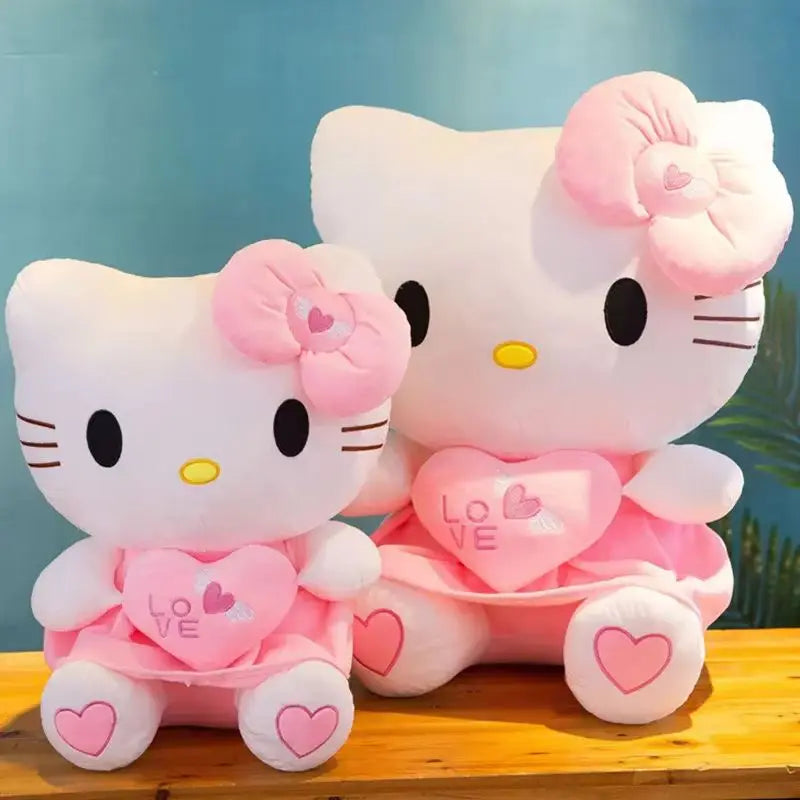 23-30cm Hello Kitty Plush Stuffed Toys Cute Anime Cartoon Soft Pillow Doll For Children Birthday Xmas Gifts My Store