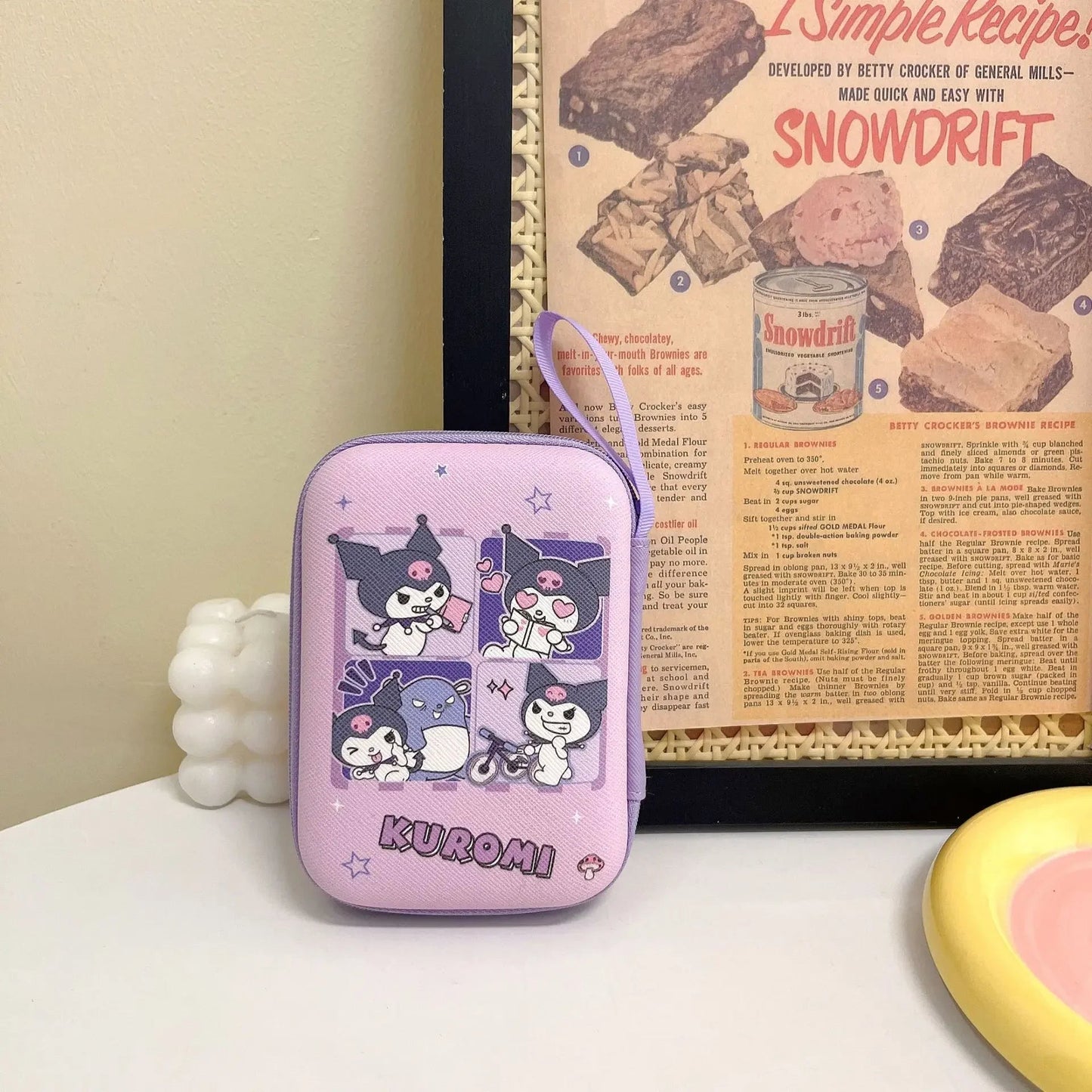 Cartoon Sanrio Data Cable Headphone portable hard drive Storage Bag Charger Protective Case coin purse Travel essentials gifts My Store