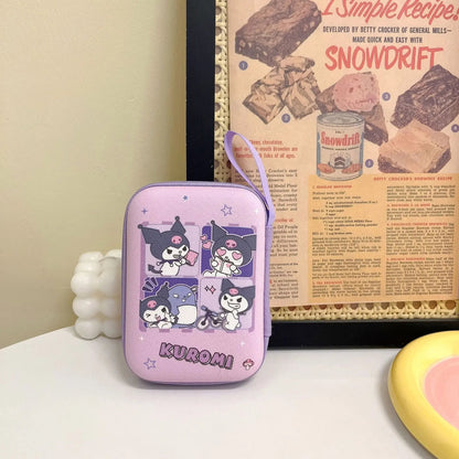 Cartoon Sanrio Data Cable Headphone portable hard drive Storage Bag Charger Protective Case coin purse Travel essentials gifts My Store