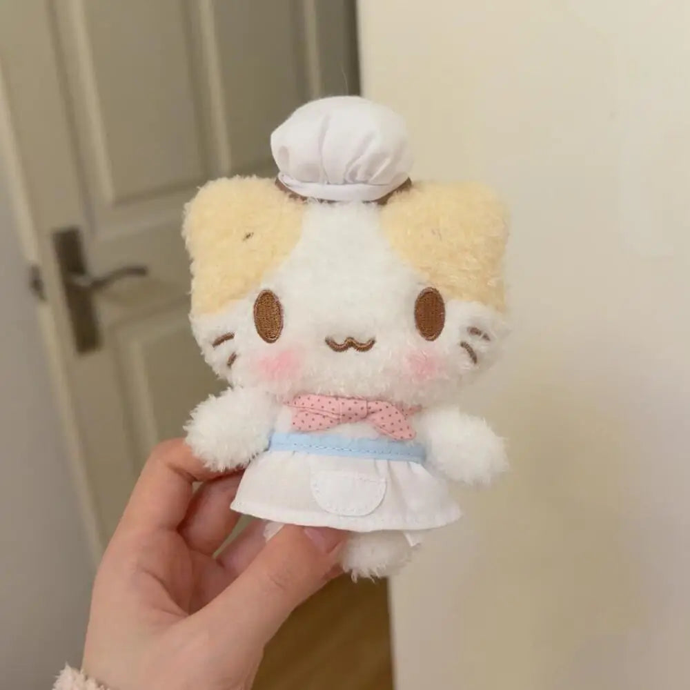 Sanrio Maid Chef Mashumaro Cute Soft Plush Filling Doll Backpack Hanging Ornaments Heart-Shaped Keychain Girl's Birthday Gift My Store