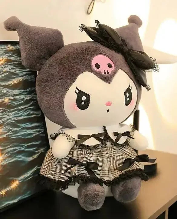 Sanrio 25cm Hello kitty Kuromi Mymelody Cinnamorol Kawaii Anime Plush Toys  Soft Stuffed Doll Plushie Pillow Xmas Gift Decor!!! My Store