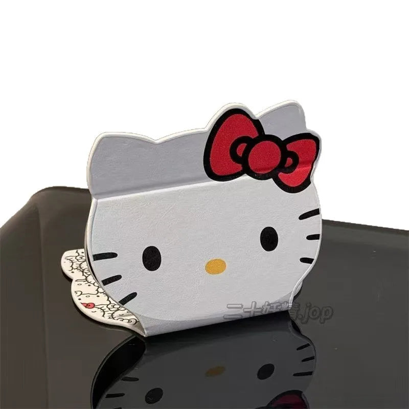 Kawaii HelloKitty Cartoon Folding Makeup Mirror Desktop Vanity Mirror Dormitory Portable Cosmetic Mirror for Girls Women My Store