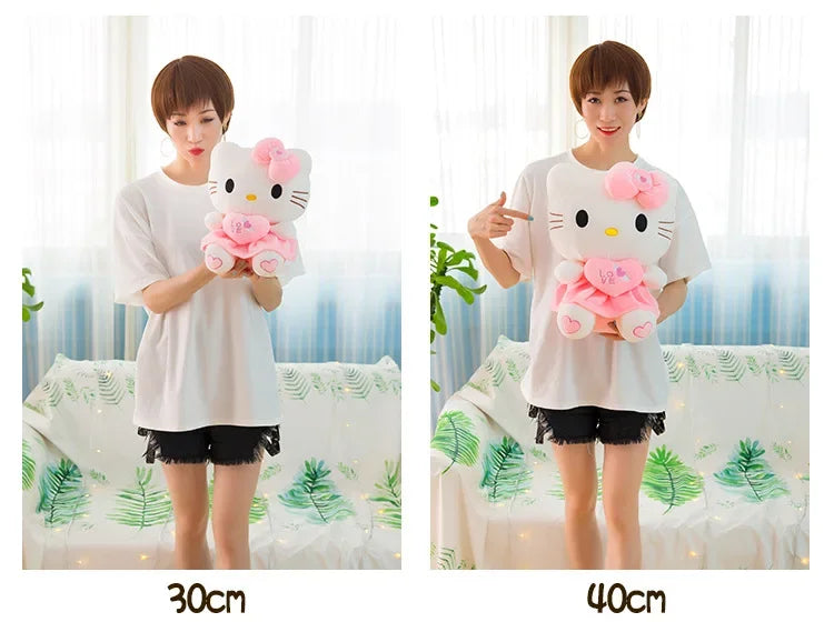 23-30cm Hello Kitty Plush Stuffed Toys Cute Anime Cartoon Soft Pillow Doll For Children Birthday Xmas Gifts My Store
